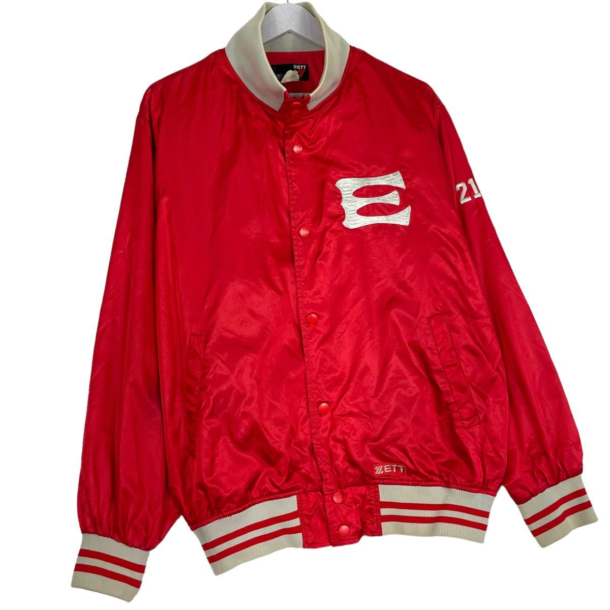 Japanese Brand × Sports Specialties × Vintage 💥ZETT JAPAN BASEBALL SNAP VARSITY JACKET Size US L / EU 52-54 / 3 - 3 Thumbnail