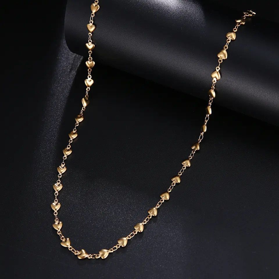 Jewelry Heart-shaped Love Pendant Necklaces Size ONE SIZE - 1 Thumbnail