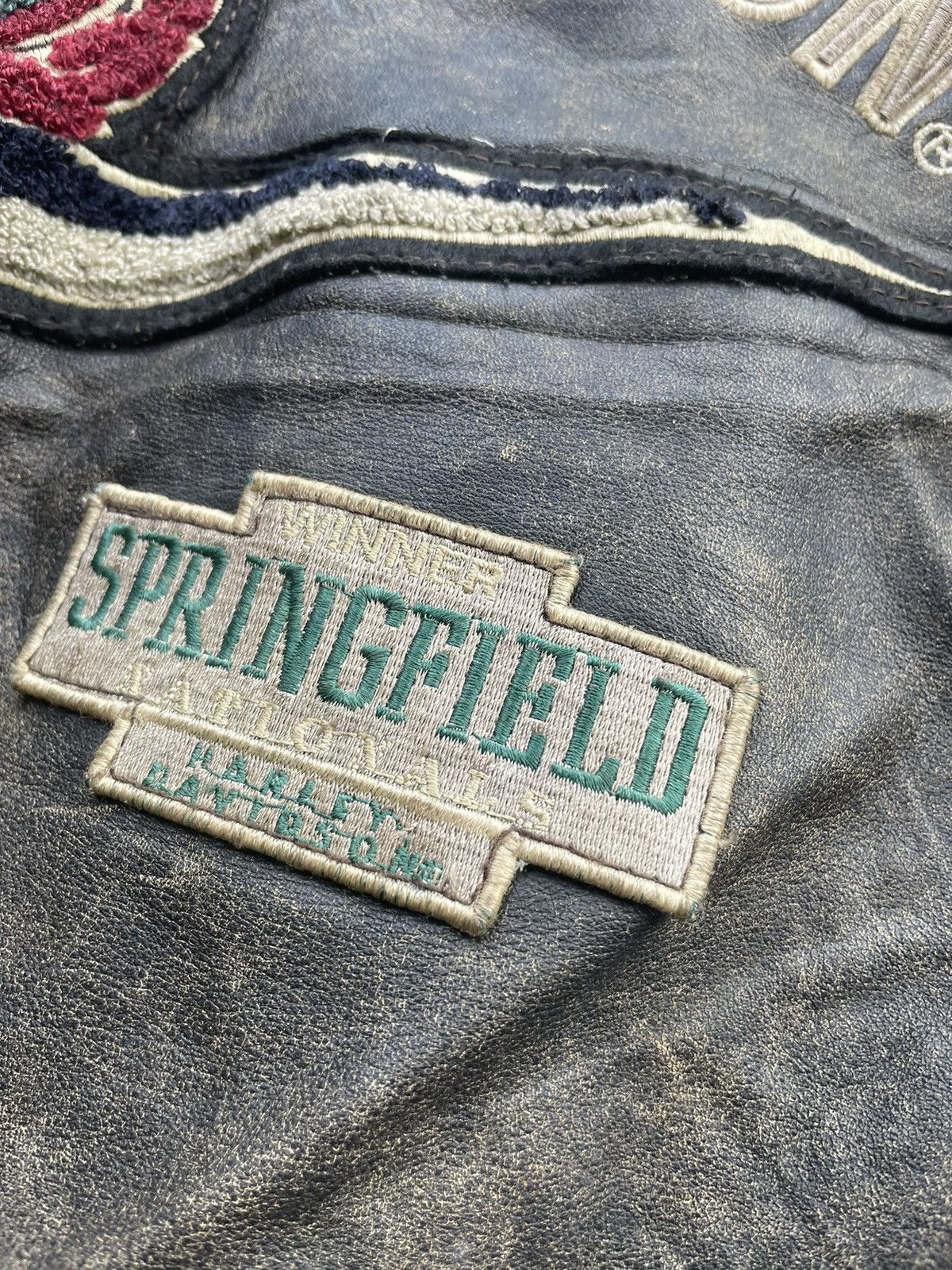 Harley Davidson Vintage 90’s Harley Davidson Leather Jacket Size US M / EU 48-50 / 2 - 10 Thumbnail