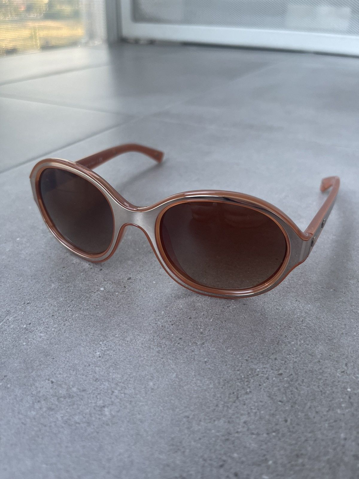 Giorgio Armani AR8015 5043/13 Cobain Peach Silver Sunglasses