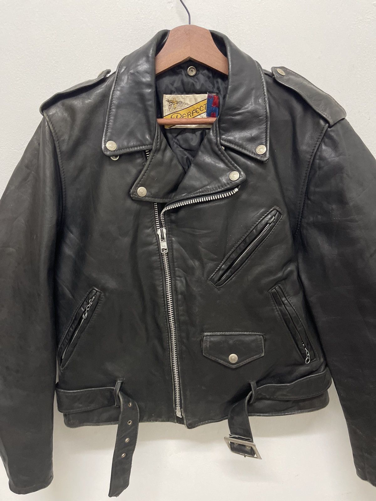 Schott VINTAGE SCHOTT PERFECTO LEATHER JACKET TOM CRUISE Size US S / EU 44-46 / 1 - 9 Thumbnail