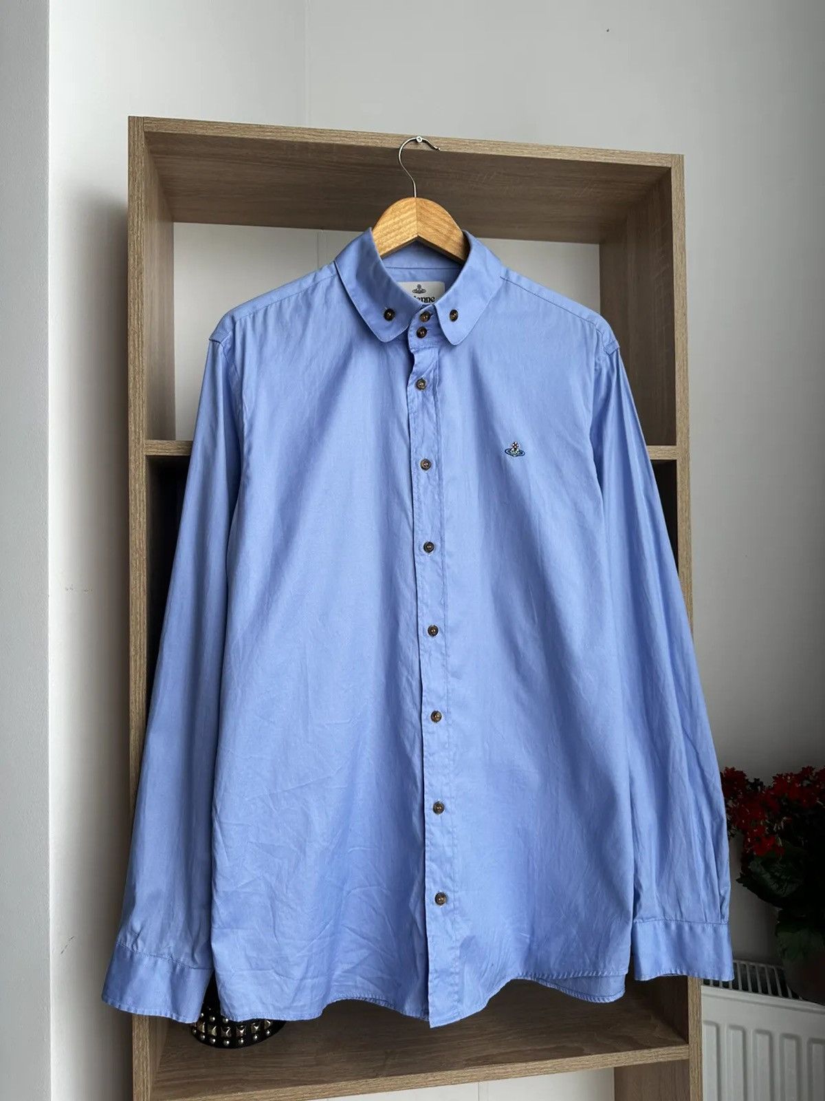 vivienne westwood blue shirt