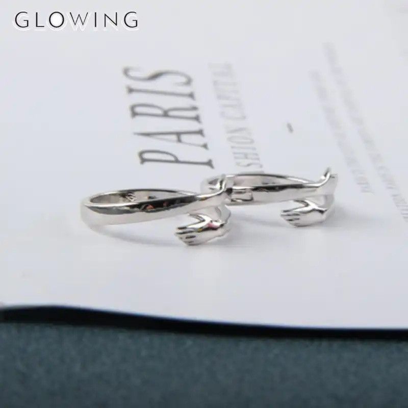Jewelry × Vintage Hugging Hands Ring Size ONE SIZE - 3 Thumbnail