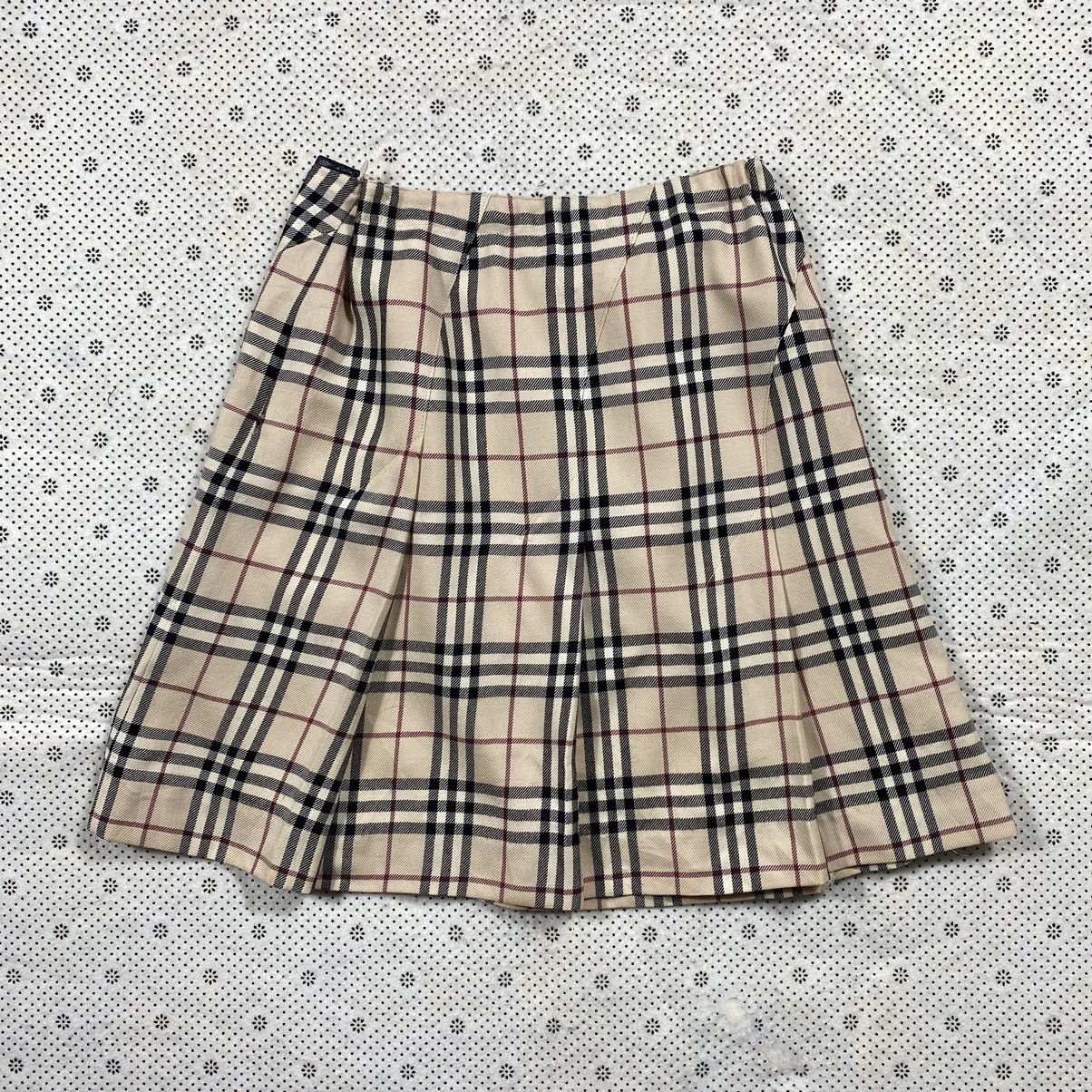 image of Authentic x Burberry Nove Check Skirt By Burberry in Nova Check, Women's (Size 24)