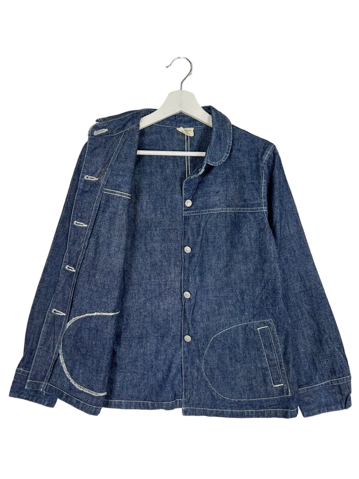 Japanese Brand 💥 DUNGAREES by JOHNBULL NAVY JACKET Size M / US 6-8 / IT 42-44 - 6 Thumbnail