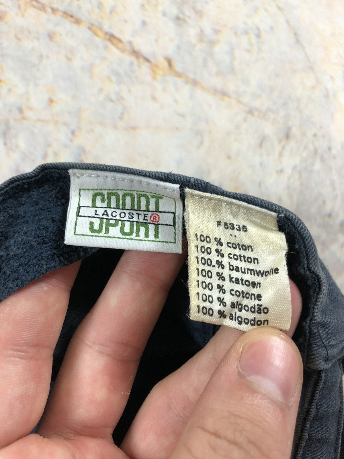 Lacoste × Vintage Lacoste vintage black logo cap Size ONE SIZE - 6 Thumbnail