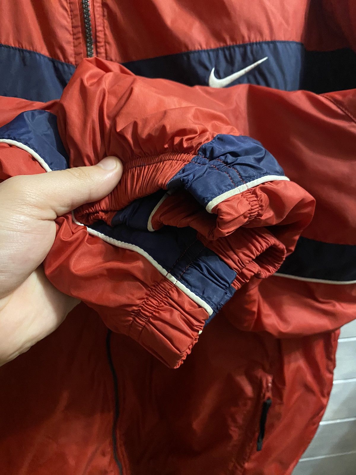 Nike Rare Vintage Jacket Nike 90’ Swoosh Drill style. Size US M / EU 48-50 / 2 - 5 Thumbnail