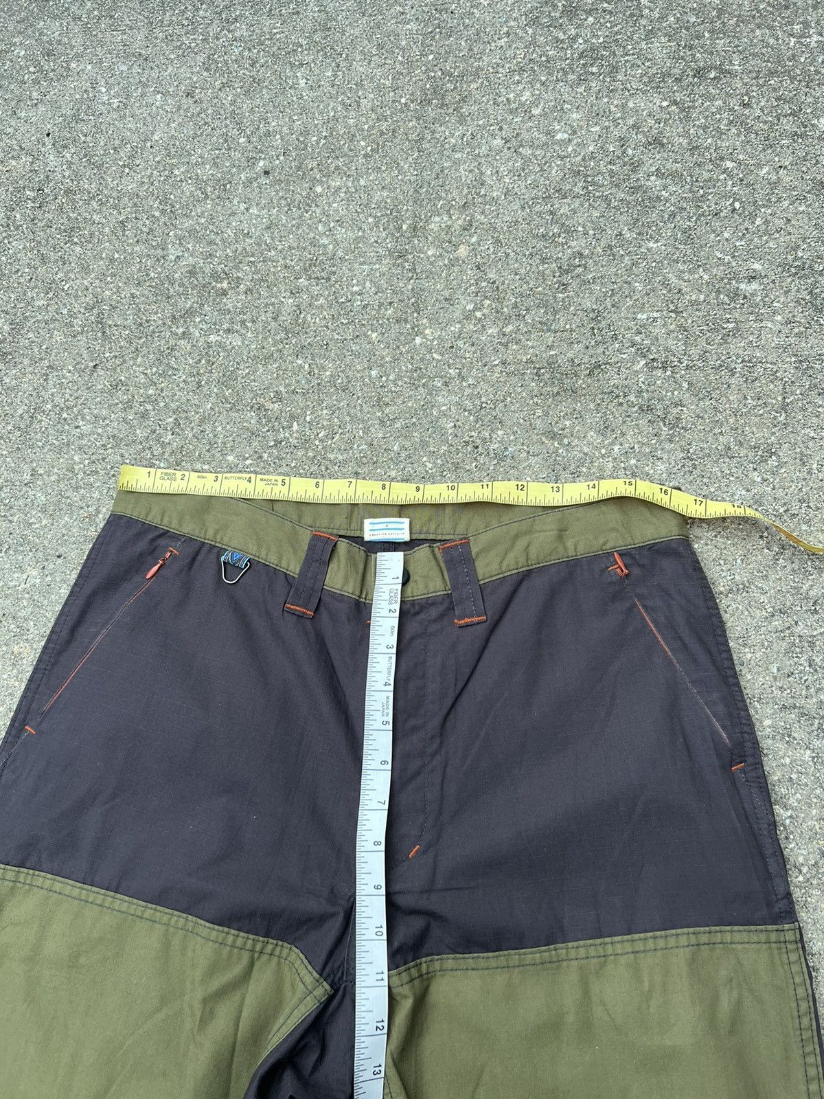 Vintage Japanese Designer ELNEST Ripstop Modular Trouser Size US 31 - 3 Thumbnail