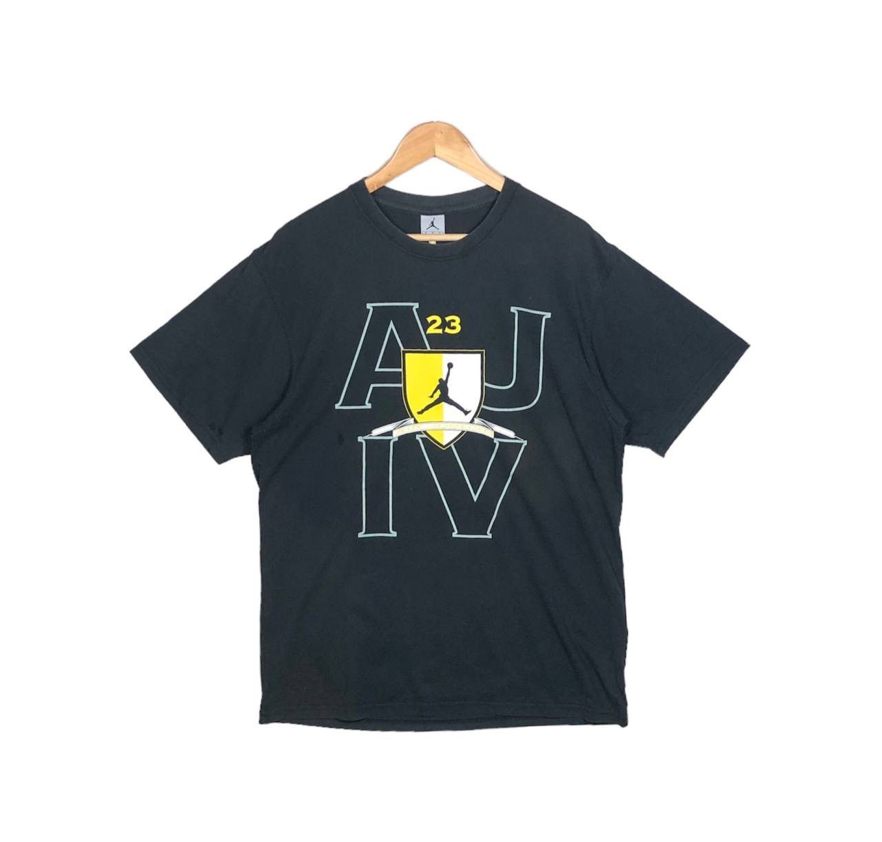 Jordan Brand × Nike Y2K Air Jordan Big Logo Black Printed Tshirt AJ Tees Size US M / EU 48-50 / 2 - 1 Thumbnail