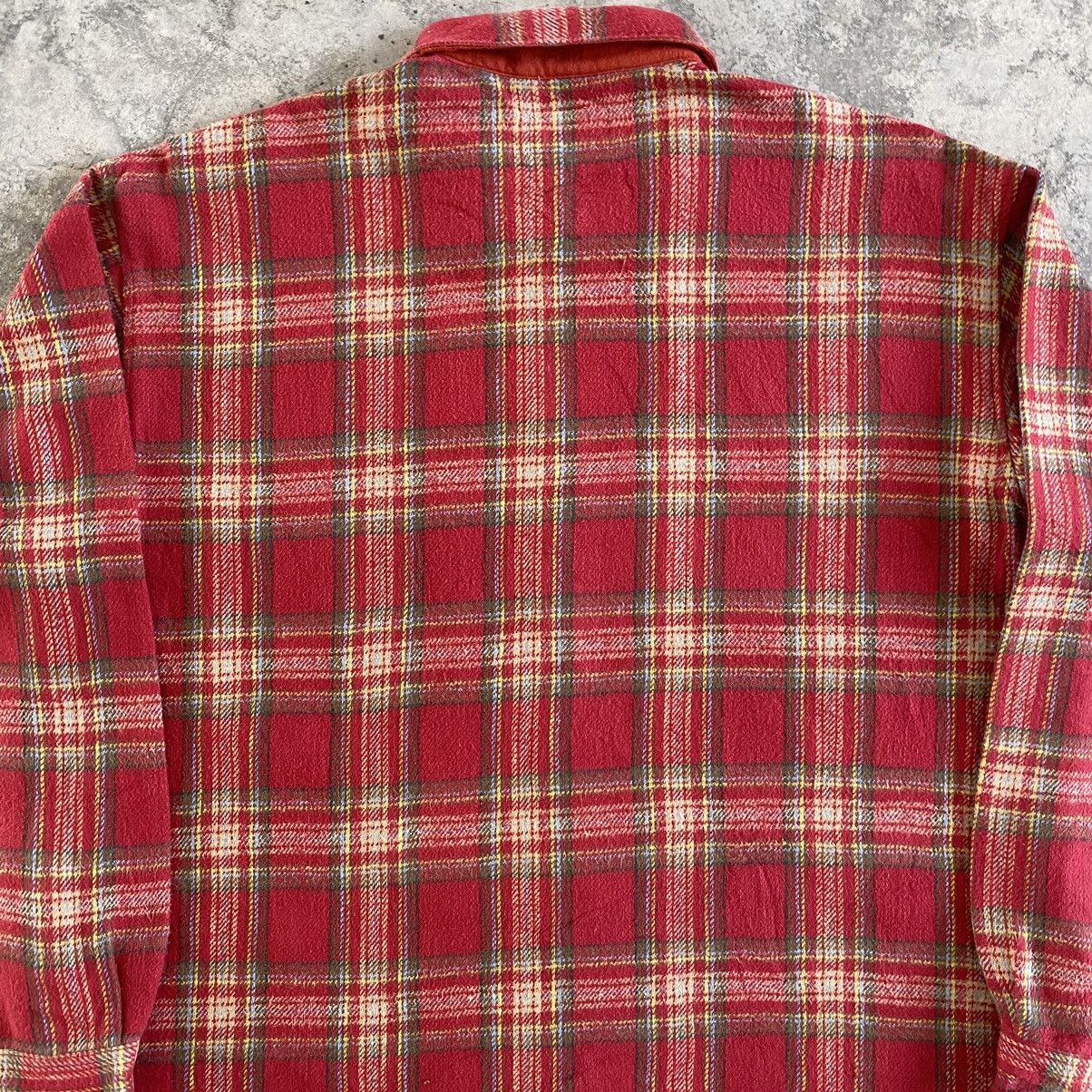 Flannel VTG Papas Wall Guy Checker Thick Flannel Shirt Size US M / EU 48-50 / 2 - 15 Thumbnail