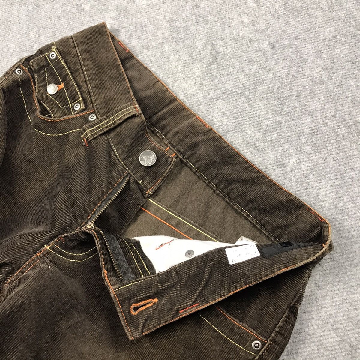 Japanese Brand FLARED CORDUROY🔥JUN MEN BROWN BOOTCUT PANTS Size US 30 / EU 46 - 19 Thumbnail