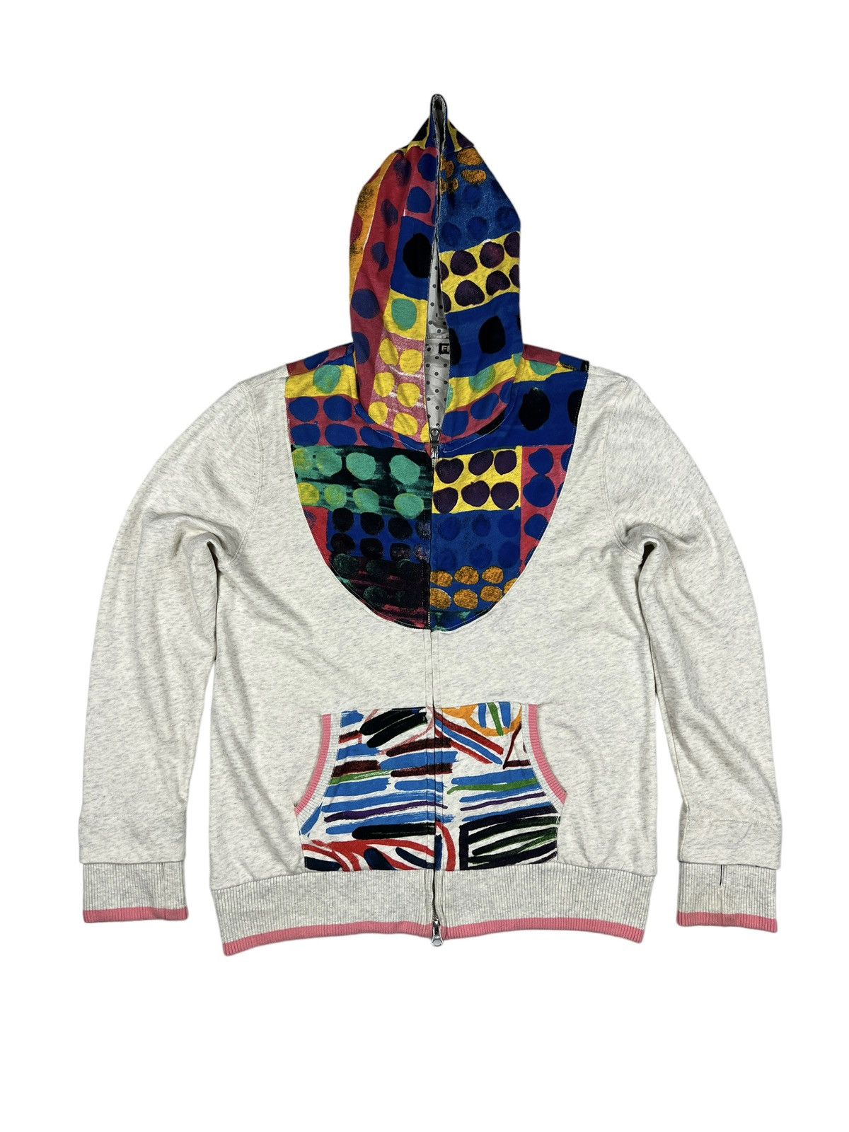 Frapbois Frapbois ‘Pop Art” Zipper Sweater Size US M / EU 48-50 / 2 - 1 Thumbnail