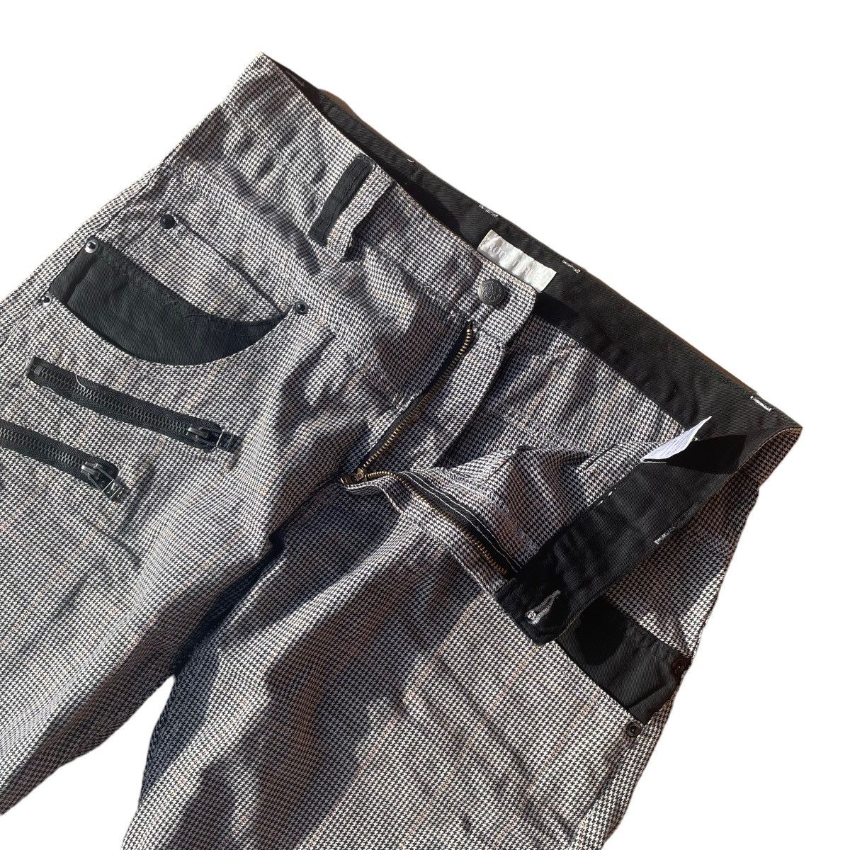 If Six Was Nine × Japanese Brand × Le Grande Bleu (L.G.B.) 🇯🇵 ROOT THREE SPIRAL CUT CHECKERED PANTS Size US 32 / EU 48 - 4 Thumbnail