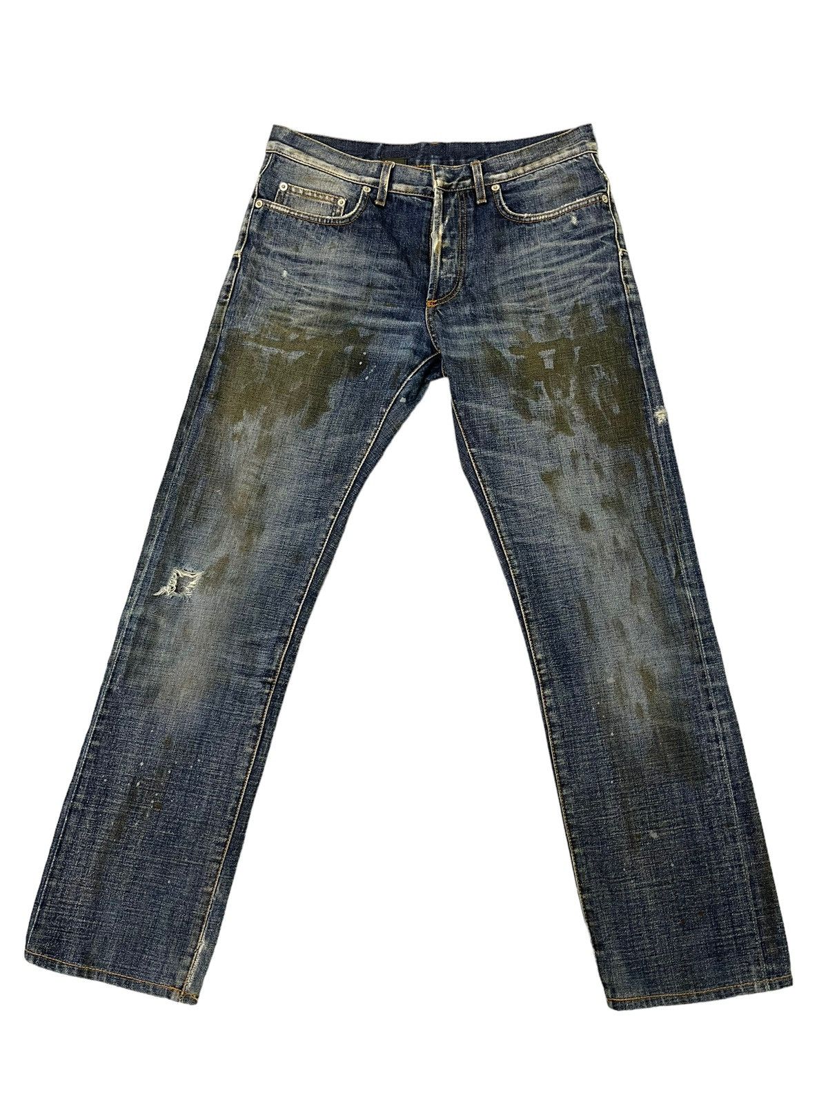Made in Italy Rare Dior Dirty Grunge Denim Regular 5🟦9