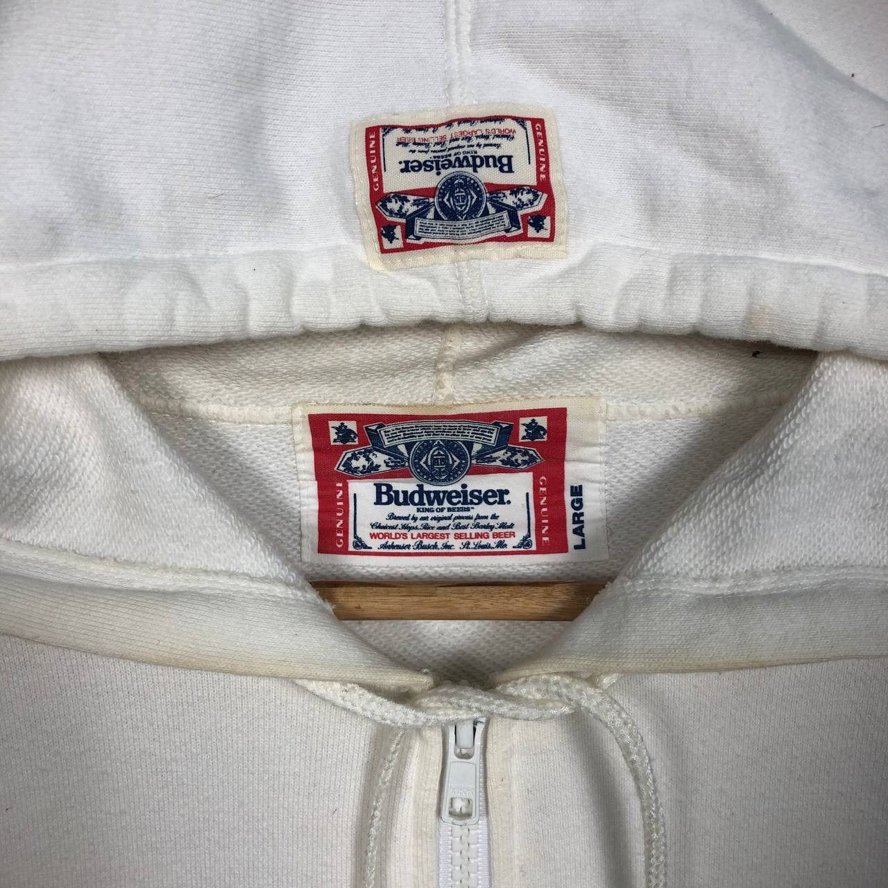Budweiser Vintage 80s Budweiser King of Beers Hoodie Sweatshirt Size US L / EU 52-54 / 3 - 5 Thumbnail
