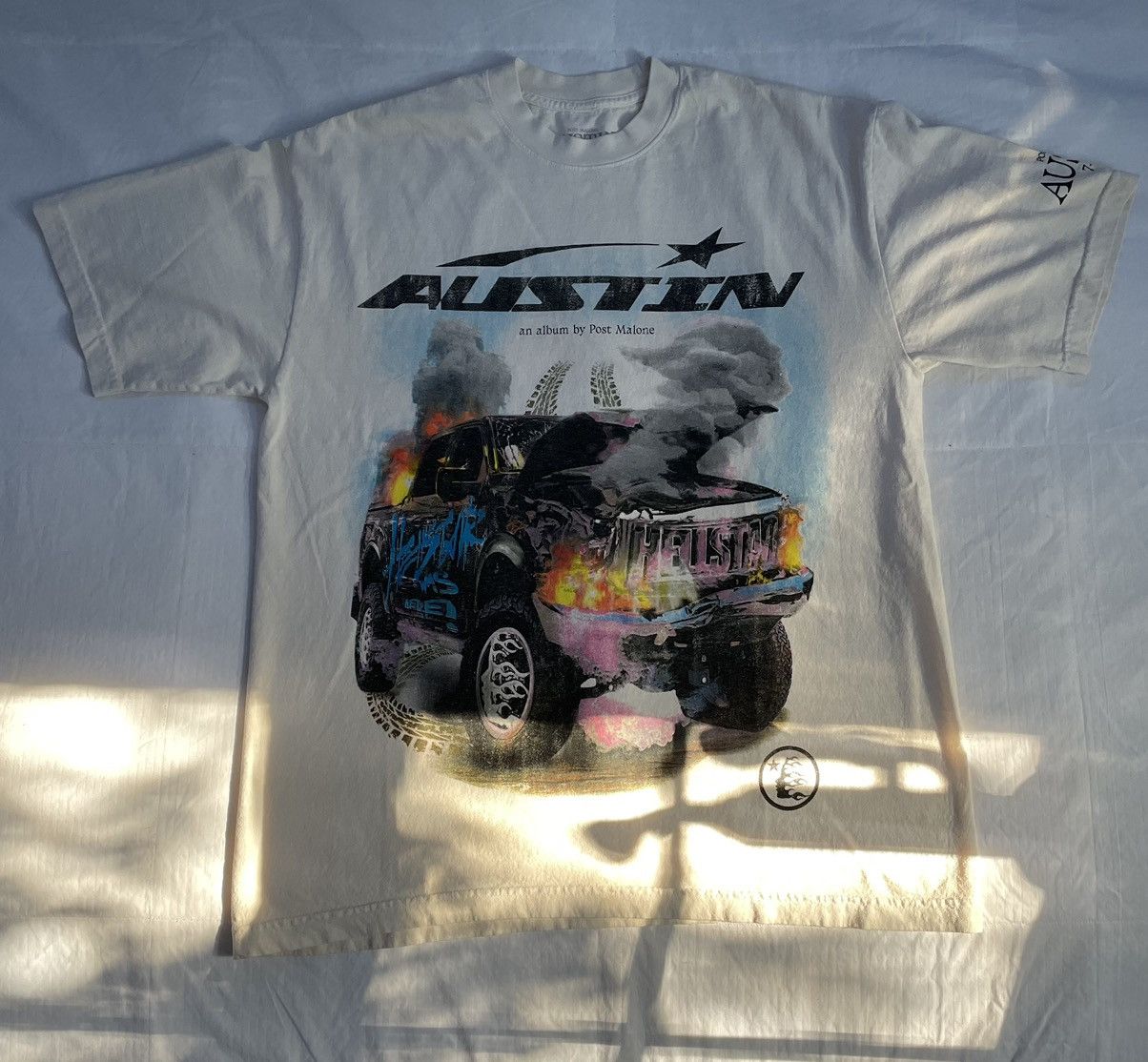 HELLSTAR × Rap Tees Hellstar x Post Malone Austin Album Tee | Grailed