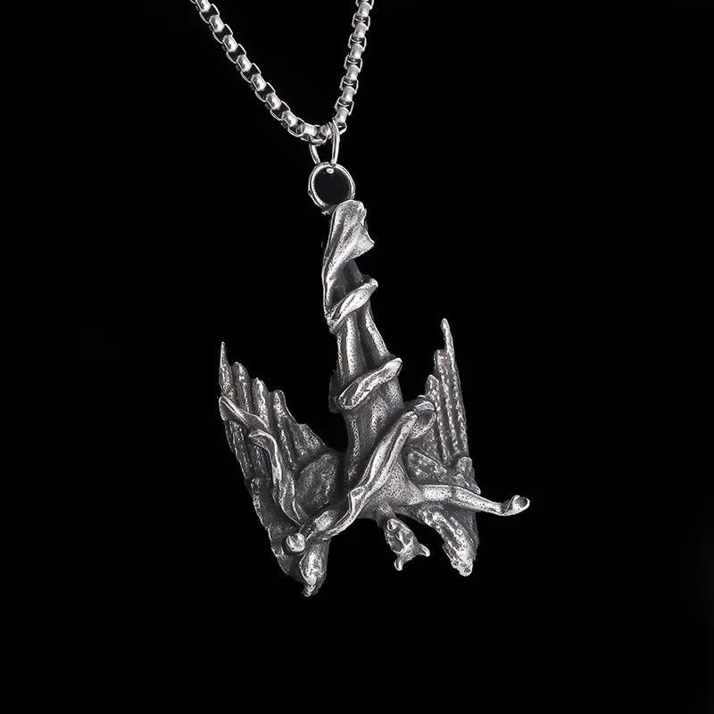 Jewelry Gothic Demon Lucifer Necklace Size ONE SIZE - 3 Thumbnail