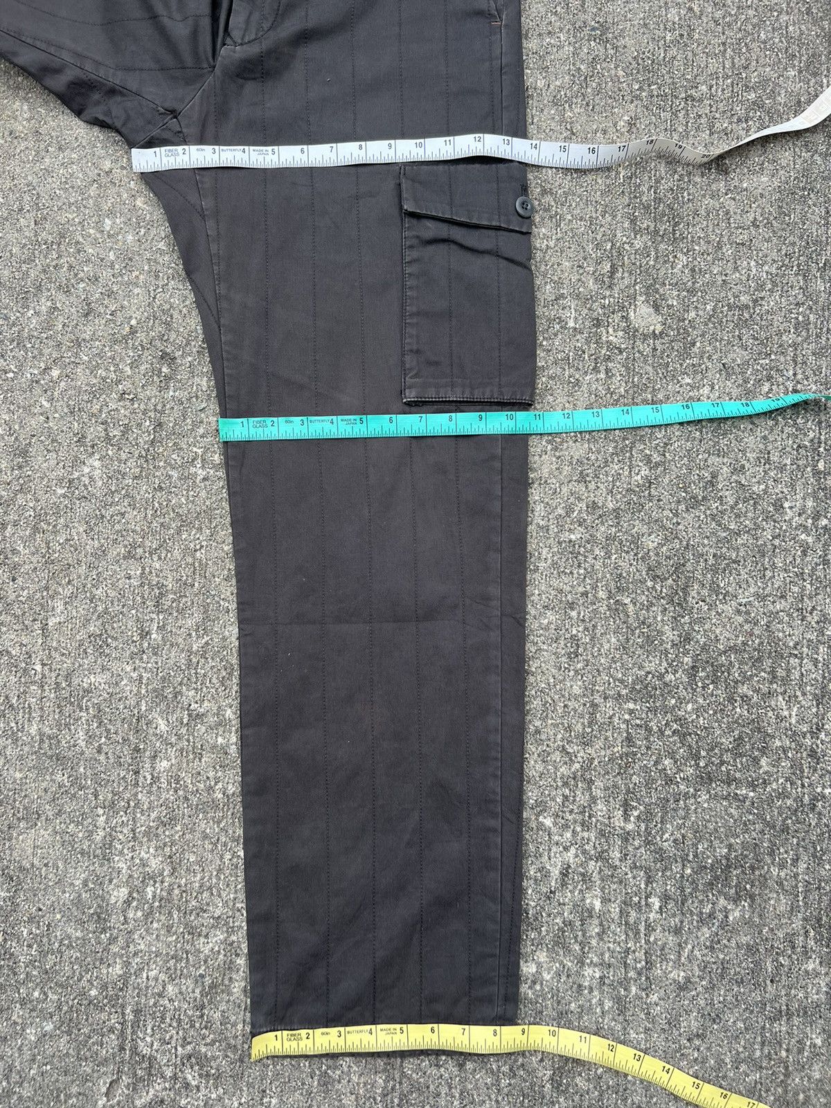 Designer Vintage Hiromichi Nakano Japan Quilted Striped Cargo Size US 32 / EU 48 - 4 Thumbnail
