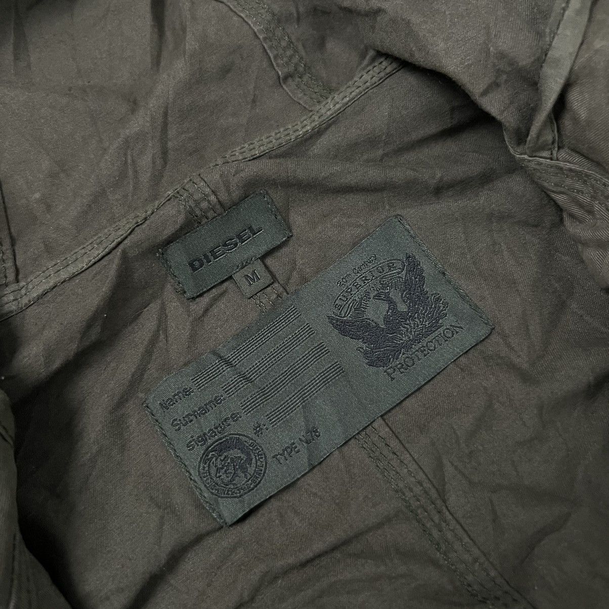 Diesel Diesel Apocalypse Style Parka Leather Sleeve Jacket Size US M / EU 48-50 / 2 - 6 Thumbnail