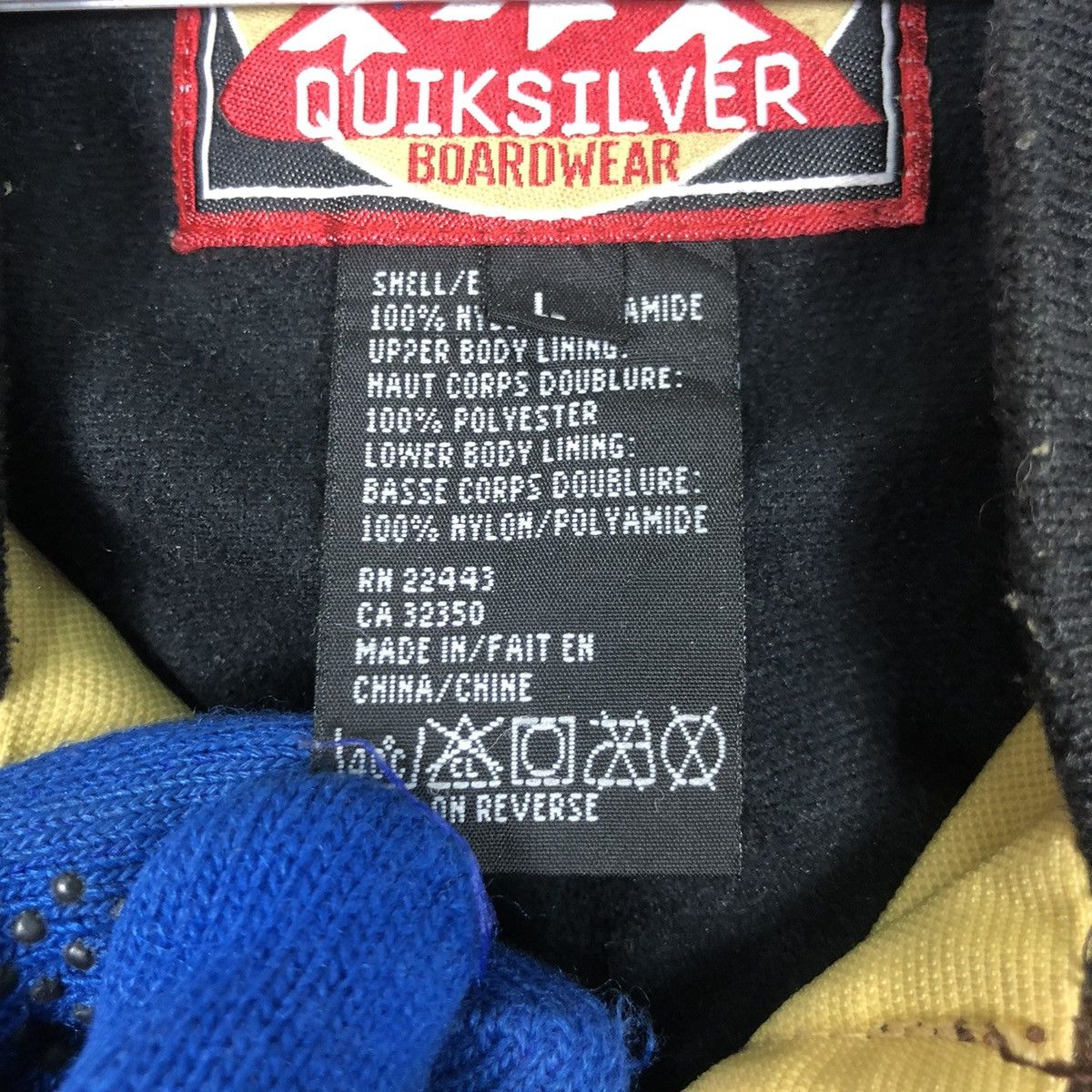 Quiksilver × Vintage 💥Y2K QUIKSILVER SNOWBOARD ZIPPER CANVAS JACKET Size US L / EU 52-54 / 3 - 10 Thumbnail