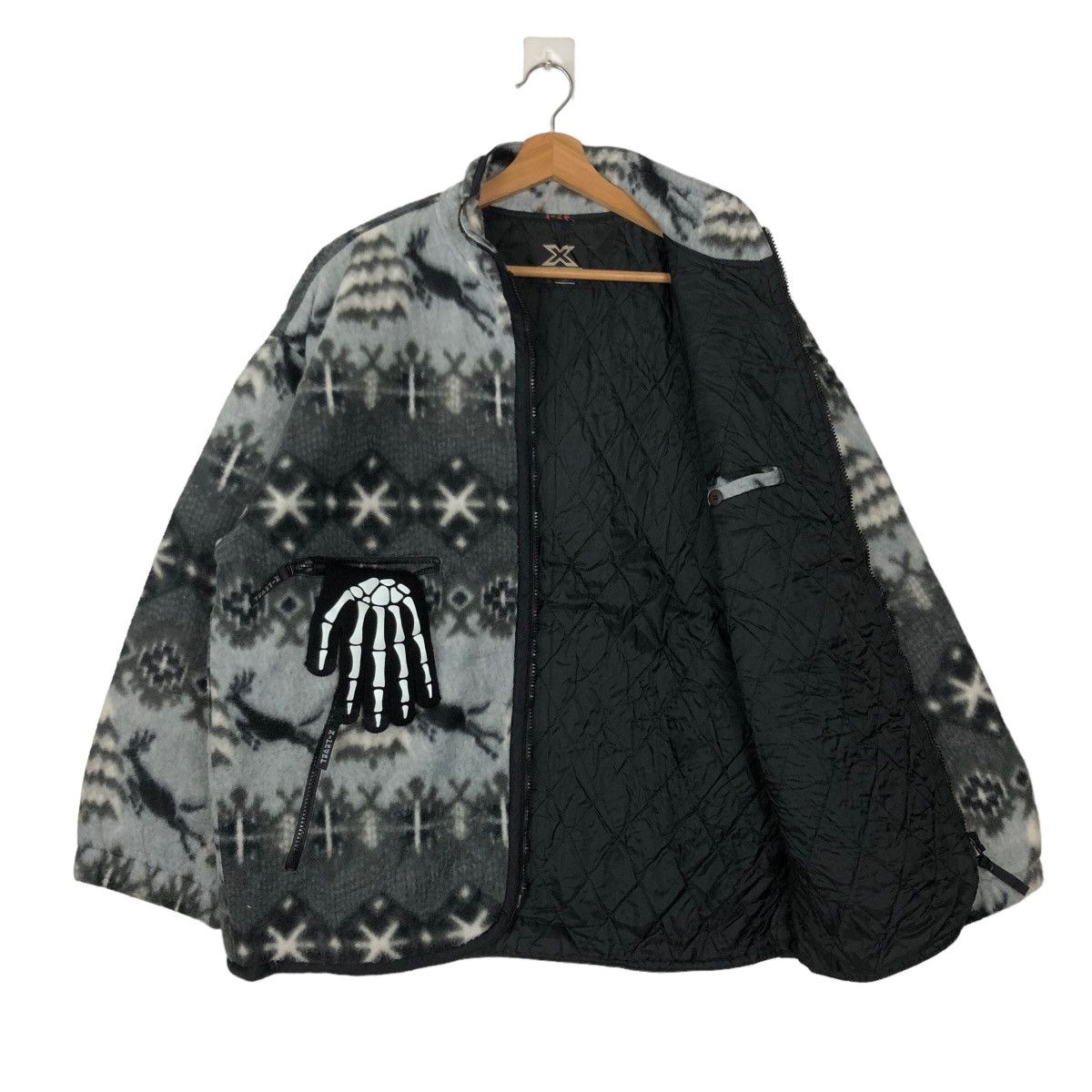 Japanese Brand VINTAGE FLEECE JACKET POP ART OVERPRINT Size US M / EU 48-50 / 2 - 8 Thumbnail