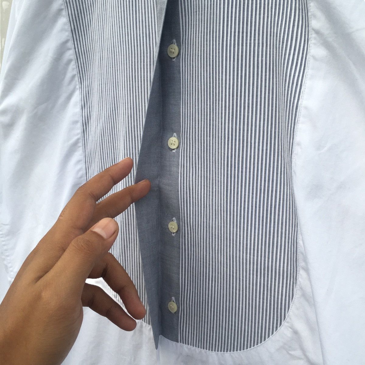 Yves Saint Laurent Vtg Yves Saint Laurent Chemises Tux Button Ups Sz 38 Size US M / EU 48-50 / 2 - 11 Thumbnail