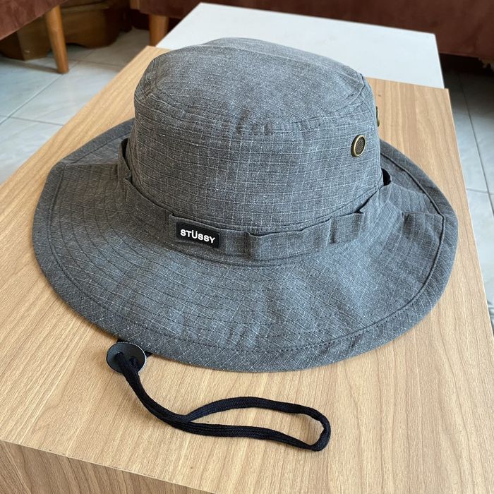 Stussy washed ripstop boonie cheap bucket hat