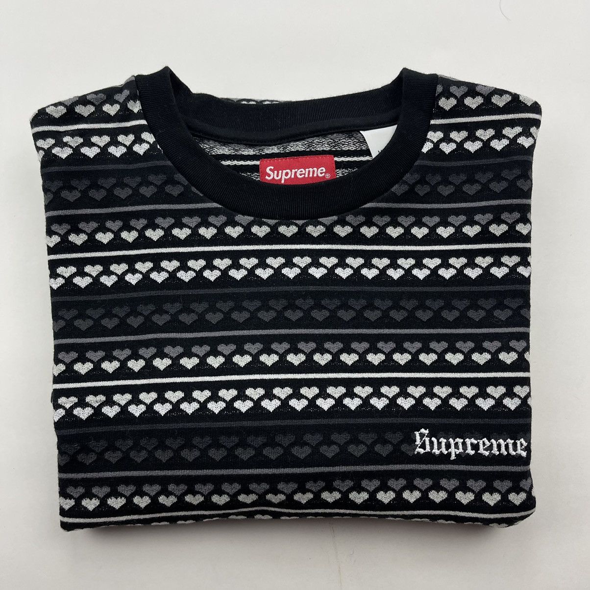 Supreme Supreme Hearts Jacquard S/S Shortsleeve Top Tee