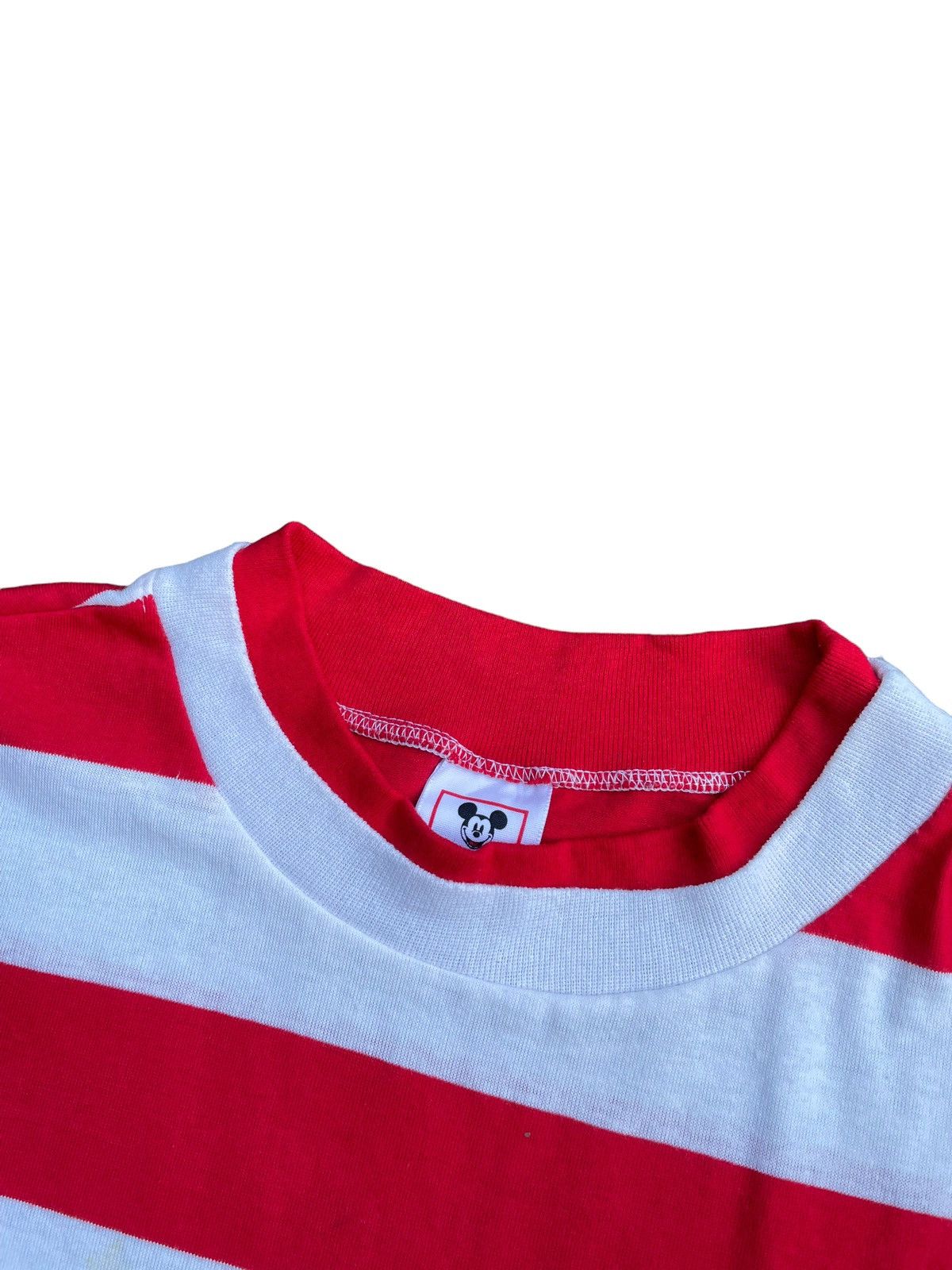 Disney Vintage Mickey Mouse 3 Quater Stripes Tshirt Size US XL / EU 56 / 4 - 4 Thumbnail