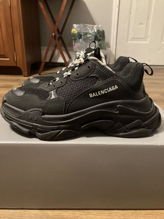 Balenciaga Balenciaga TripleS black | Grailed