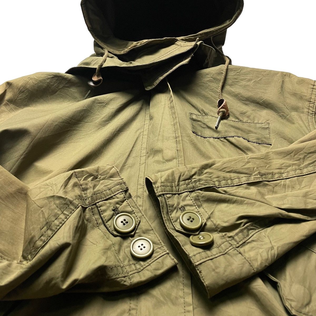 Le Grande Bleu (L.G.B.) ALLUREVILLE BALACLAVA NYLON HOODIE JACKET Size M / US 6-8 / IT 42-44 - 7 Thumbnail