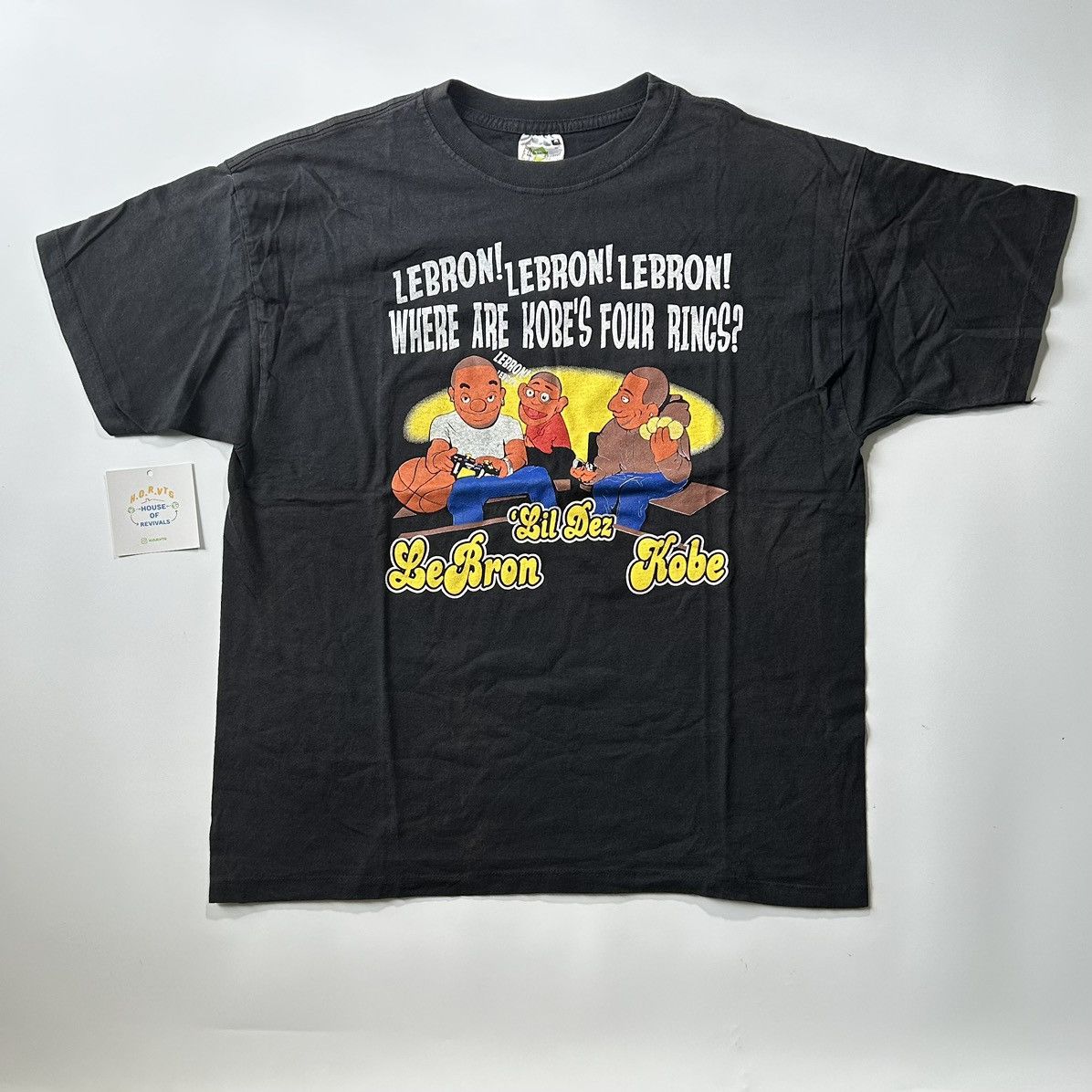 Vintage Vintage RARE Lebron Lil Dez Kobe Muppets NBA Rap t-shirt | Grailed