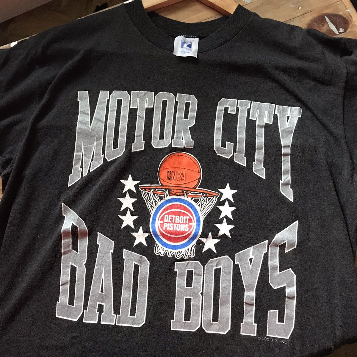 Vintage NBA (Best) - Detroit Pistons Bad Boys Hammer Time T
