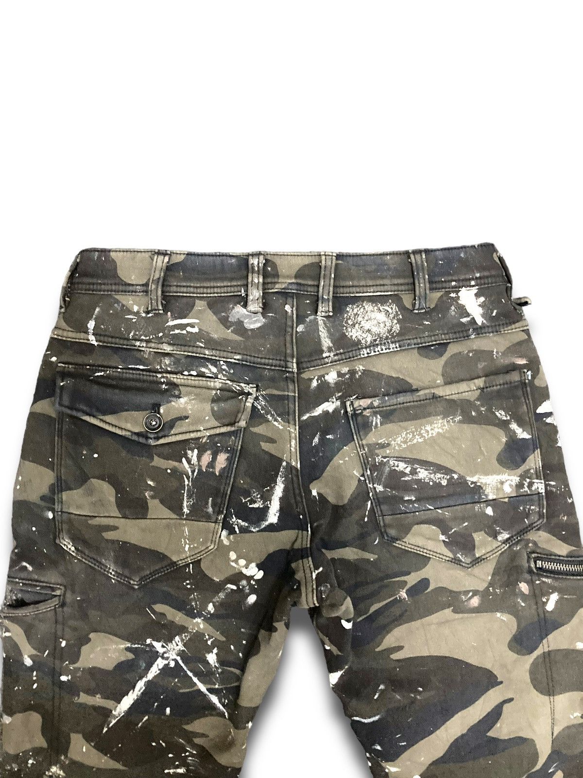 Japanese Brand Vintage Heavy Art Trashed Paint Cargo Size US 30 / EU 46 - 6 Thumbnail