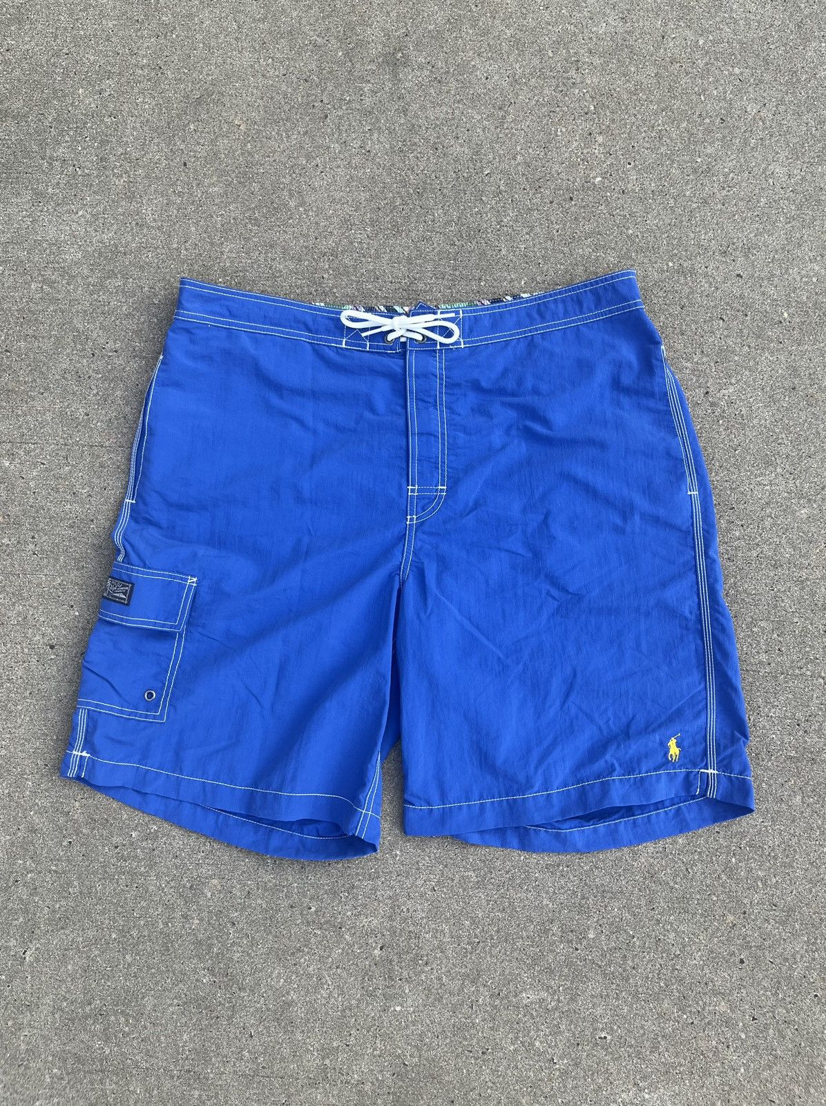 Polo Ralph Lauren × Vintage VINTAGE 90’S POLO RALPH LAUREN SWIMMING CARGO SHORTS Size US 36 / EU 52 - 1 Thumbnail
