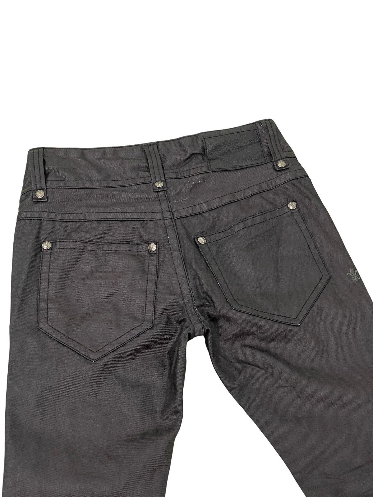 Japanese Brand Slim Flare Jeans Cook Jeans Full Coating Boot Cut 6🟦0 Size US 29 - 19 Thumbnail