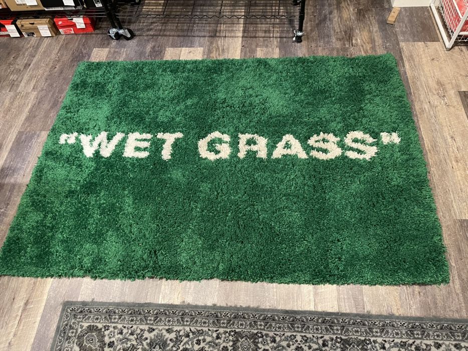 Ikea IKEA " WET GRASS " rug Designed by Virgil Abloh Grailed
