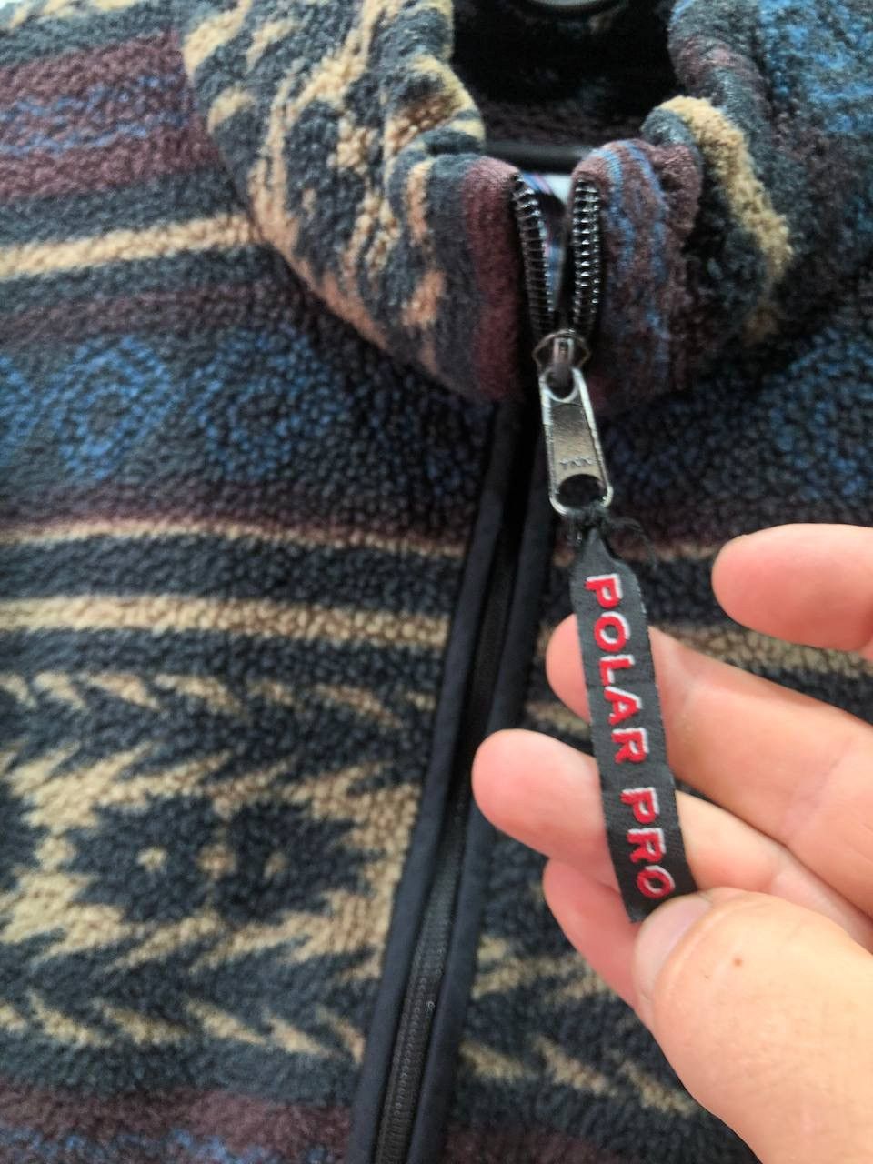 Jack Wolfskin Vintage 90s Jack Wolfskin Pull Over Navajo Fleece Jacket Size US M / EU 48-50 / 2 - 7 Thumbnail