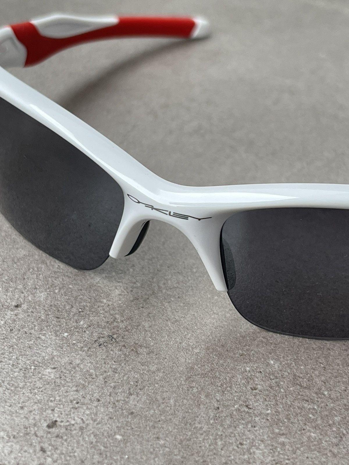 Oakley Oakley OO9144-17 "HALF JACKET 2.0" White Red Sunglasses Size ONE SIZE - 4 Thumbnail