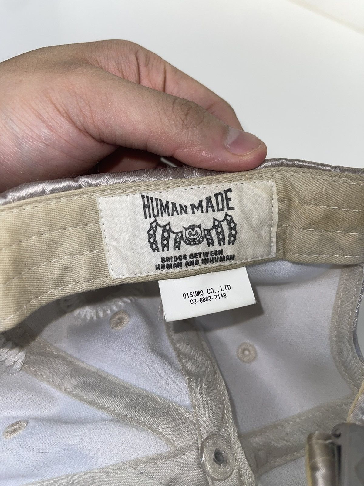 Cactus Plant Flea Market × Human Made CPFM X Human Made Dry Alls Satin Silver Cap 2018 Size ONE SIZE - 9 Thumbnail