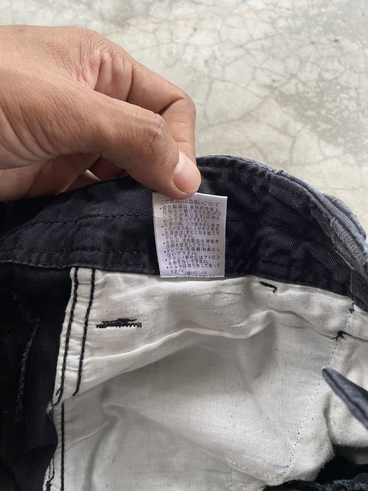 If Six Was Nine × Japanese Brand × Le Grande Bleu (L.G.B.) Baggy Jeans Japanese R.C.c 986 Cargo Bondage Size US 30 / EU 46 - 6 Thumbnail