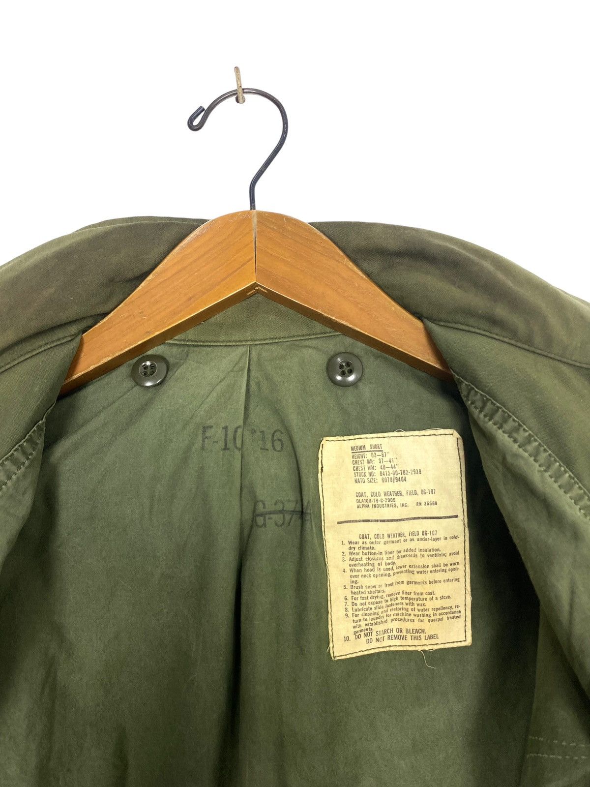 Alpha Industries Rare‼️ Vintage Alpha Industries M-65 Field Jacket Scovill Size US M / EU 48-50 / 2 - 6 Thumbnail