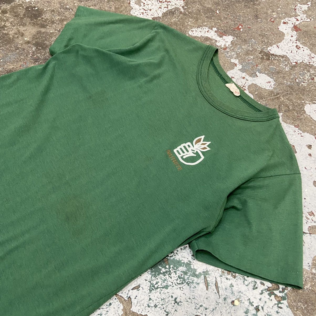Vintage Vintage 1970s Green Tee Size US M / EU 48-50 / 2 - 2 Thumbnail