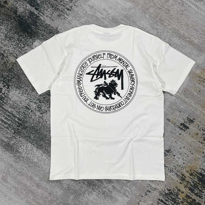 Stussy Classic Stussy Lion Tee - Natural | Grailed