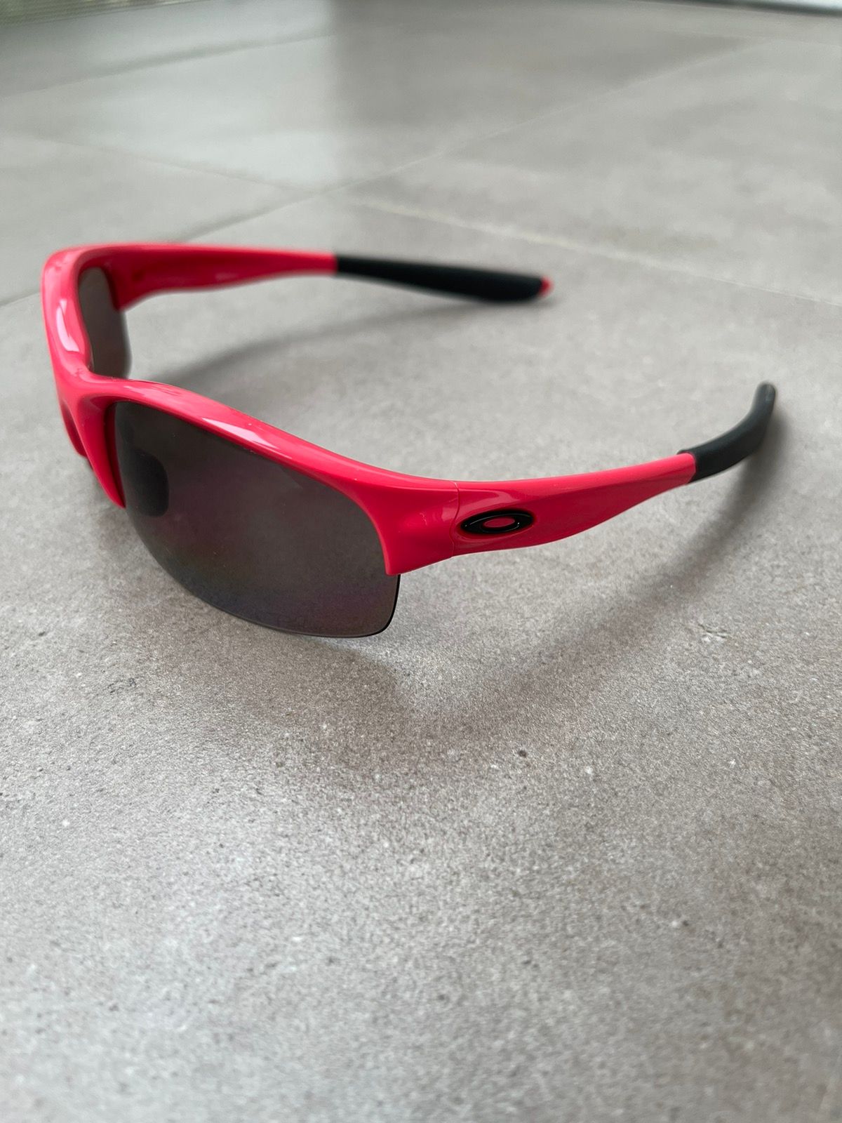 Pre-owned Oakley Oo03-796 "commit" Red Black Sunglasses In Black Red