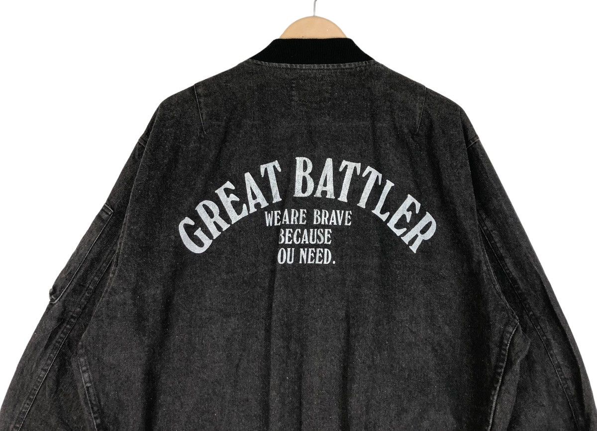 Japanese Brand Type J-7 US Air Force MA-1 Denim Jacket Size US M / EU 48-50 / 2 - 4 Thumbnail