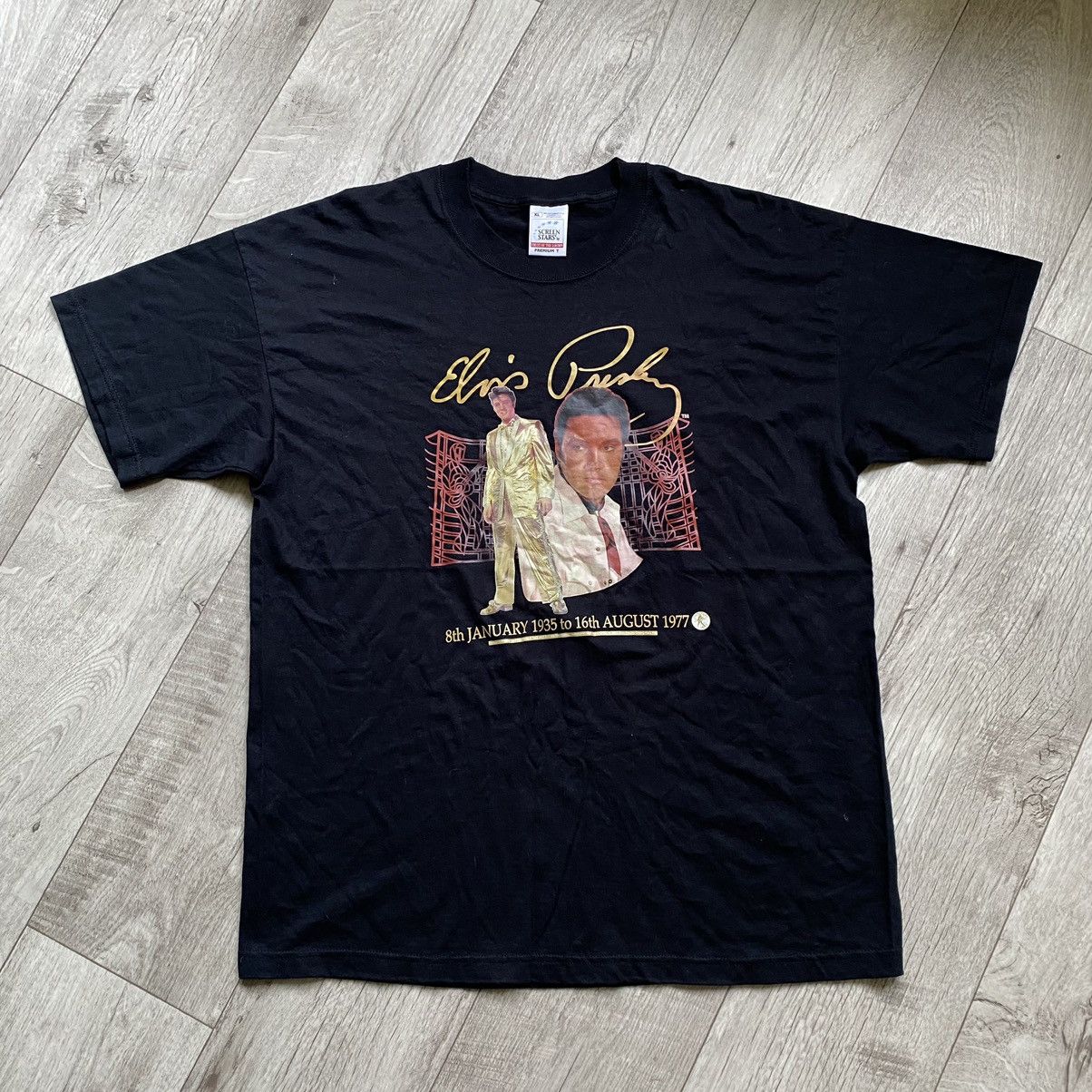 Band Tees ELVIS PRESLEY 2001 LICENSED MEMORIAL T SHIRT Size US XL / EU 56 / 4 - 1 Thumbnail