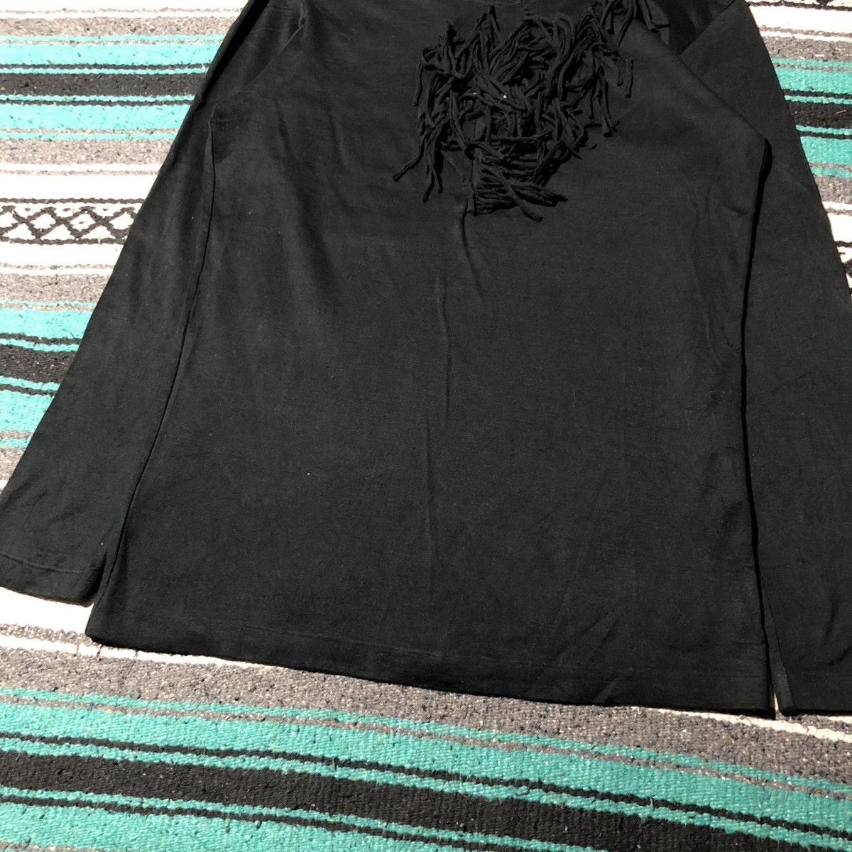 Y's × Yohji Yamamoto Y's Black Longsleeve Shirt Size M / US 6-8 / IT 42-44 - 5 Thumbnail
