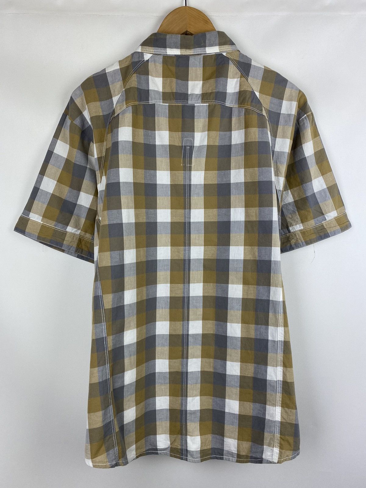Dickies × Vintage Dickies Workwear men’s shirt sleeve checked shirt size 3XL Size US XXL / EU 58 / 5 - 12 Thumbnail