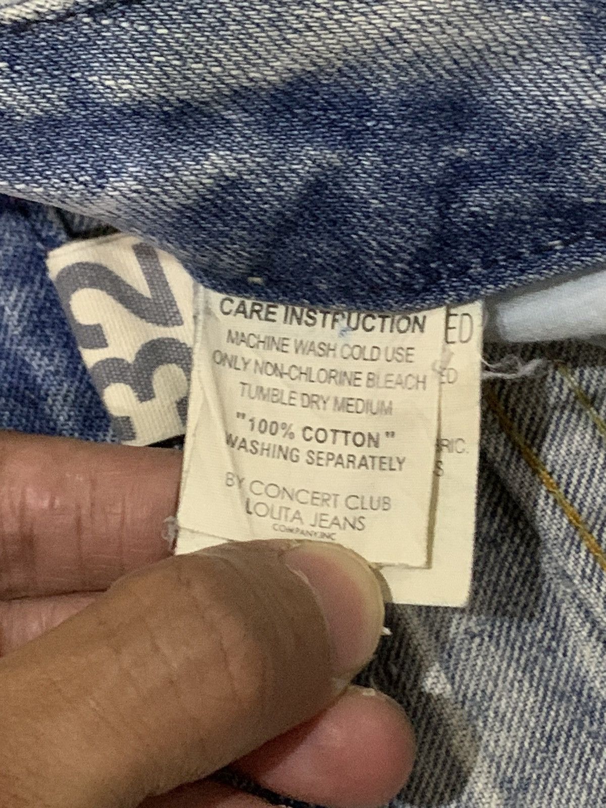 If Six Was Nine × Japanese Brand Vintage Yoshitomo Nara Lolita Japan Distressed Jean Size US 32 / EU 48 - 16 Thumbnail
